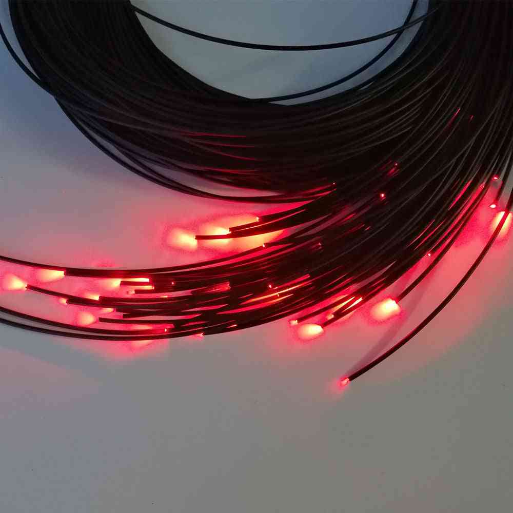 2m End Emitting 2mm Pmma Optic Fiberlighting Cable With Pvc Jacket