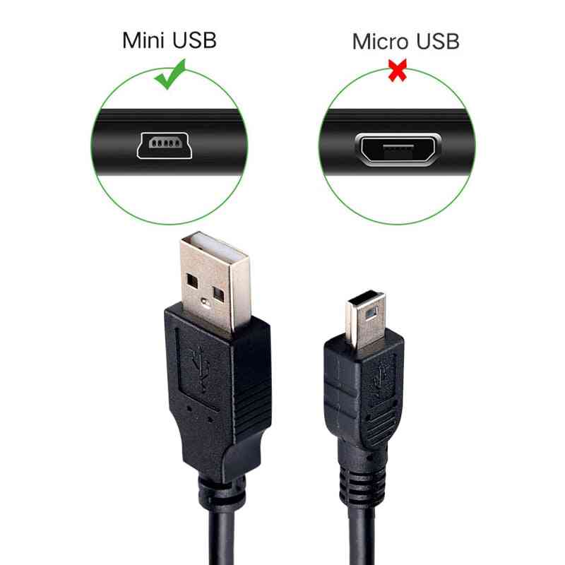 Mini usb 2.0 kabel 5pin mini usb till usb snabba dataladdarkablar,