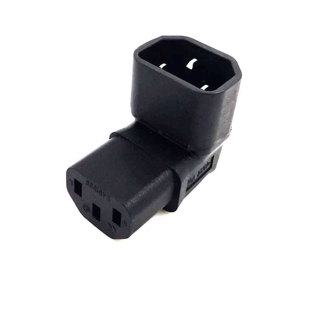 C13 Angle Converter Extension Cable, C-13 To C14 Adapter