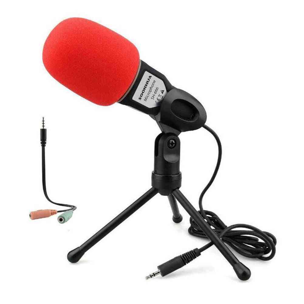 Profesionalni studijski mikrofon s stojalom za pc
