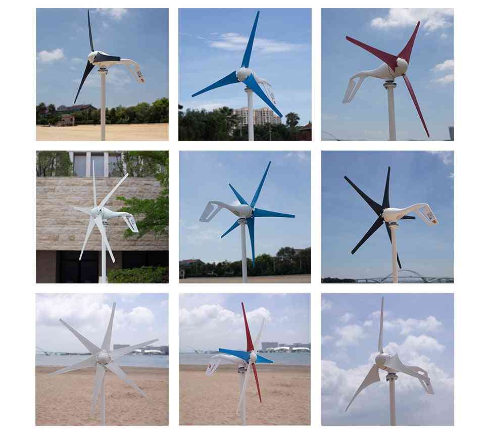135mm 3/5/6 Vanes Blades, S/m Wind Turbines, Hub Generator Windmill Wheel