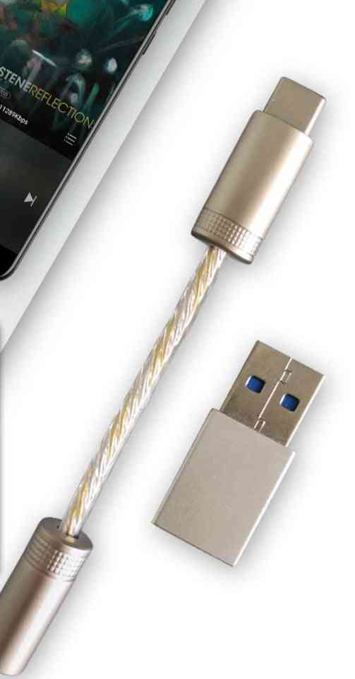 Hordozható, USB típusú c fejhallgató-erősítő okostelefonhoz (501-600 ohm)