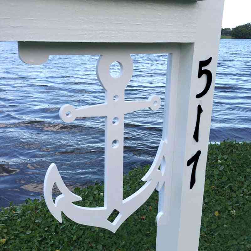10cm moderna hišna številka - napis iz aluminijastih vrat