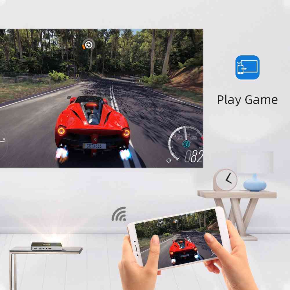 P10 smart android wifi mini pocket pico portable beamer, led dlp laser mobile 1080p projector for smartphone 4k 3d cinema