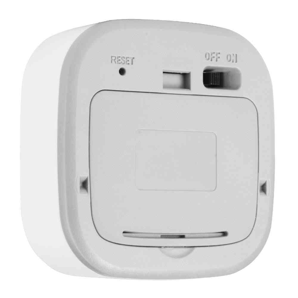 Wifi pir bevegelsessensor med sikkerhetsinnbruddsalarm (deteksjonsvinkel: 120 ° / deteksjonsavstand: 5m) -