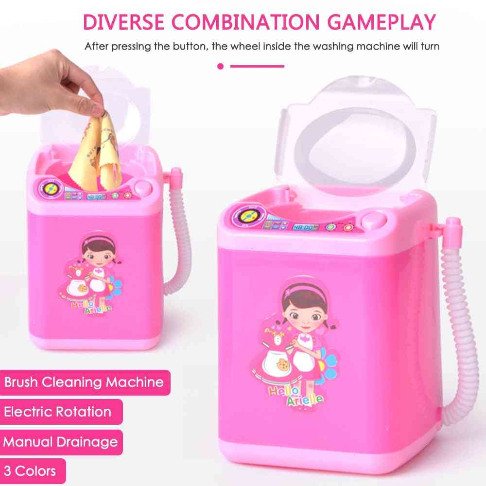 Mini brosse de maquillage machine à laver jouet électrique pour enfants