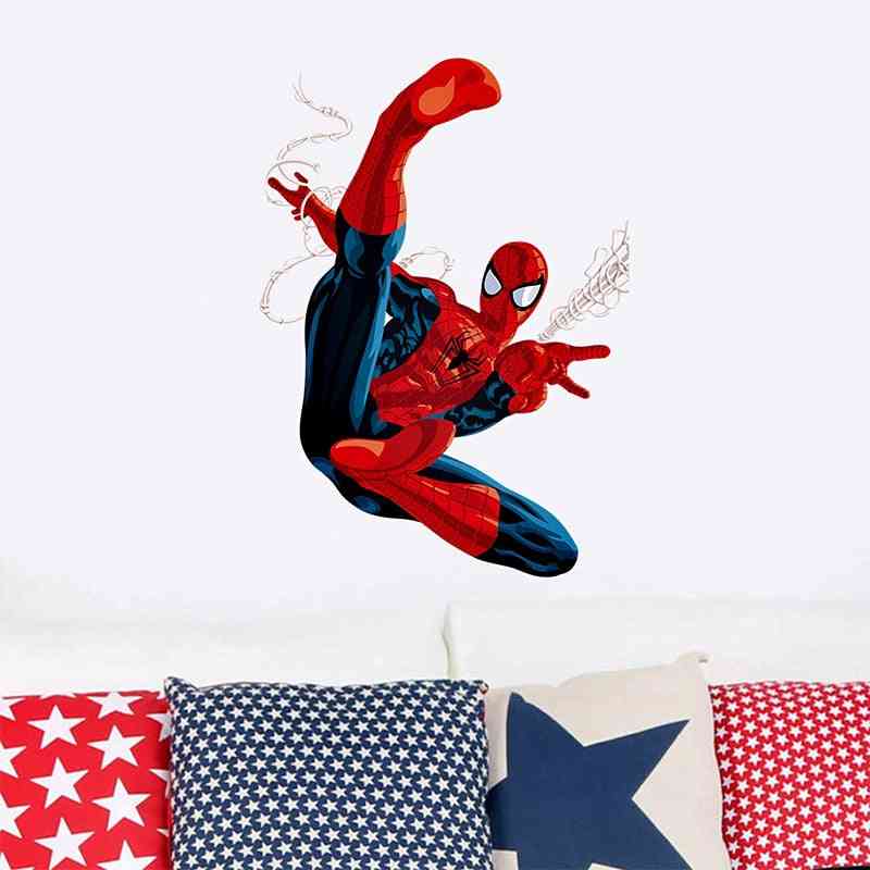3d Effect Spiderman Wall Stickers Rooms