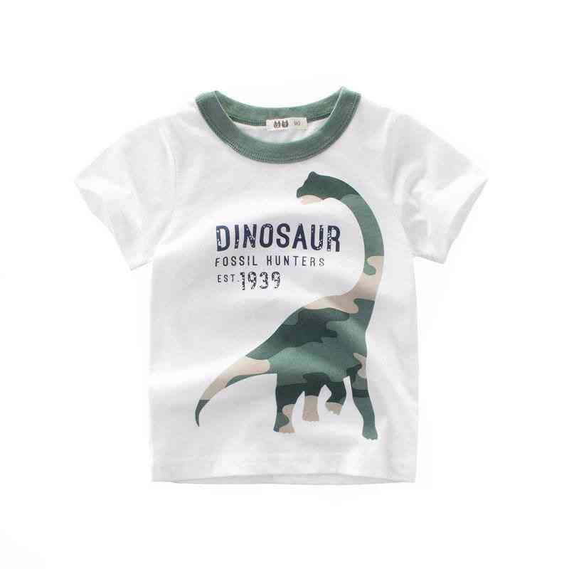 Baby & Dinosaur Pattern T-shirt Set