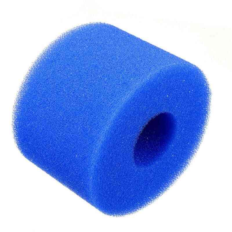 чиста спа за многократна употреба миеща се пяна за хидромасажна вана филтър патрон (син)