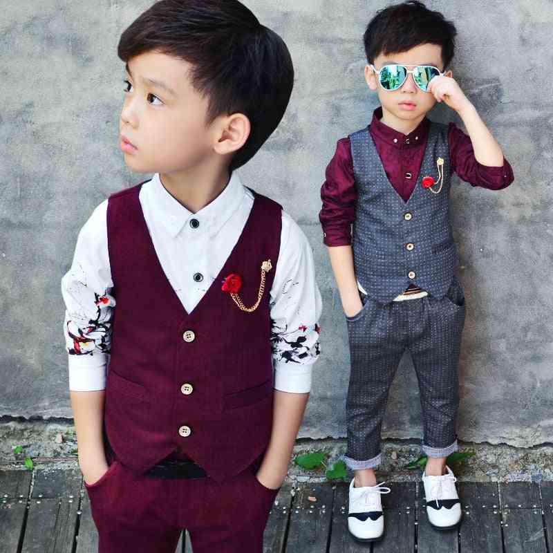 Chlapecká vesta a kalhoty, sako v jarním / letním stylu
