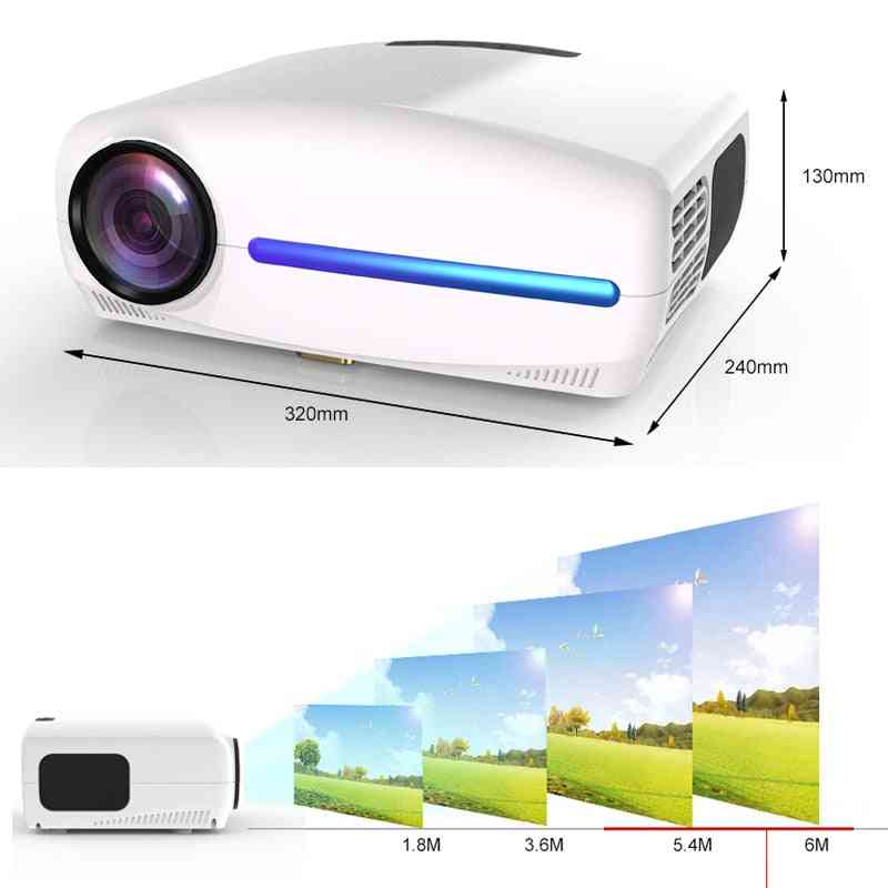 4k Full HD 1080p LED-Projektor mit 4d Digital Keystone