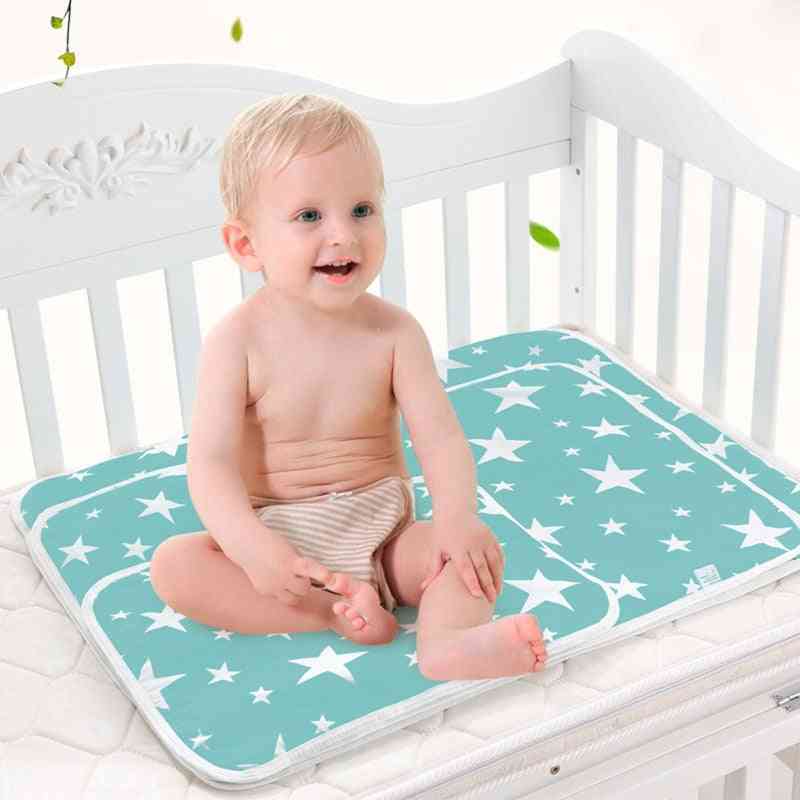 Portable, Foldable, Washable And Waterproof Baby Diaper Changing Floor Mats