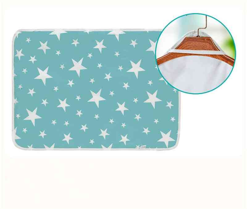 Reusable Baby Diaper Cover For Newborn Cotten Waterproof Changing Floor Play Mat