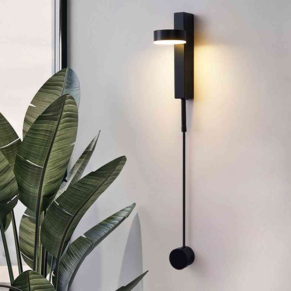 Wall Lamps Rotation Dimming Switch Led -modern Walllight