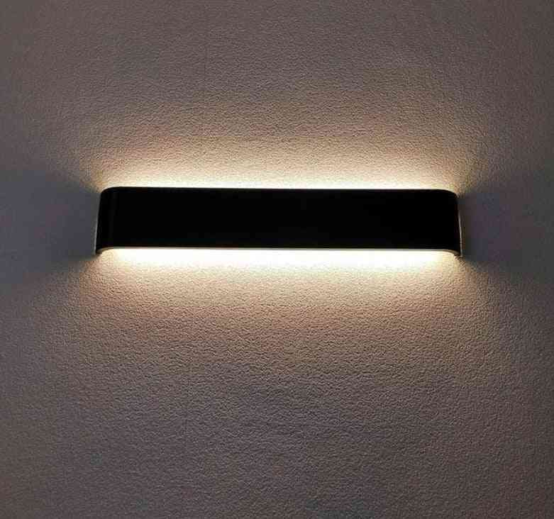 Modern Minimalist Led Aluminum Bedside Wall Lamp, Room Bathroom Mirror Light Direct Creative