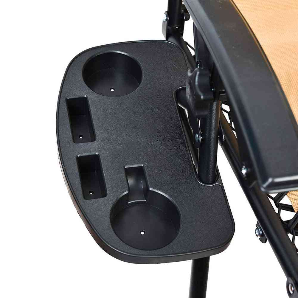Portable Chair Side Table( Cup Holder Clip +1pcs Silicone Coaster )