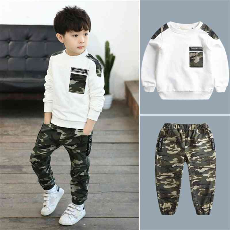 Sports Tracksuit Clothing Sets - Tops And Pants For Teenager