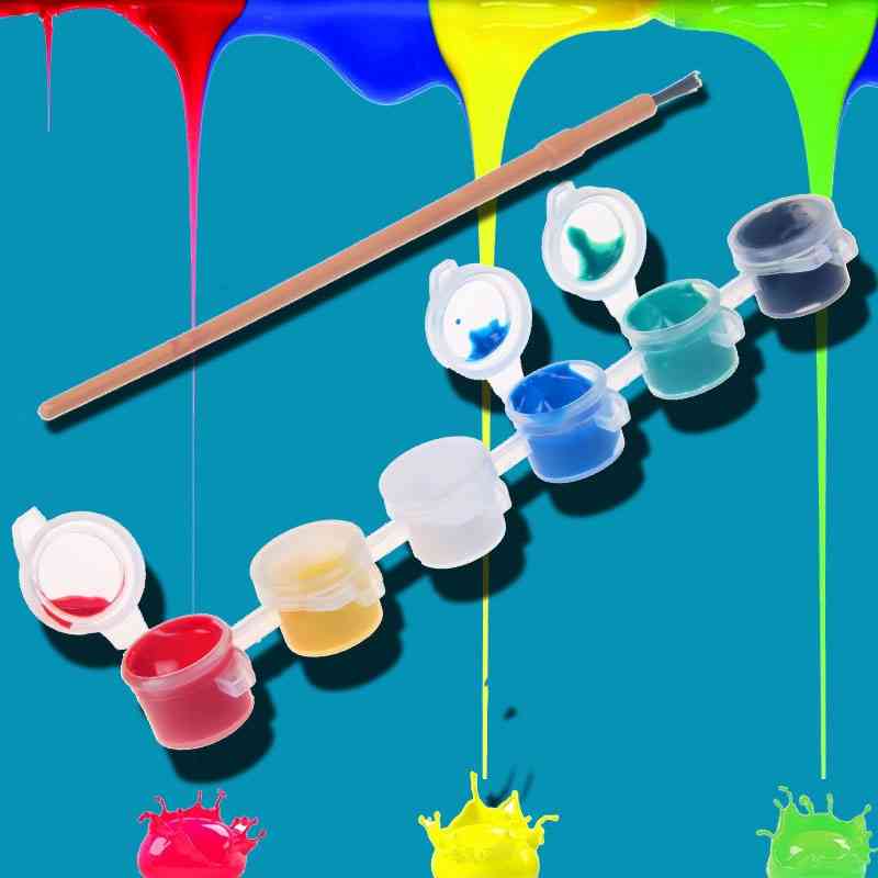 Acrylic Paint And Brushes Set For Art-diy Graffiti Pigment