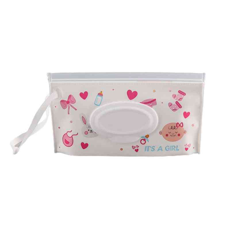 Eco-friendly Baby Wipes Box, Reusable Carrying Bag