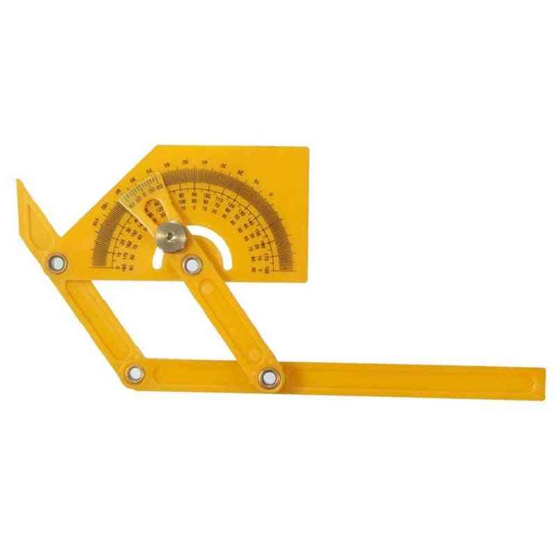 180 Degree Protractor-measure Arm Ruler Gauge Tool