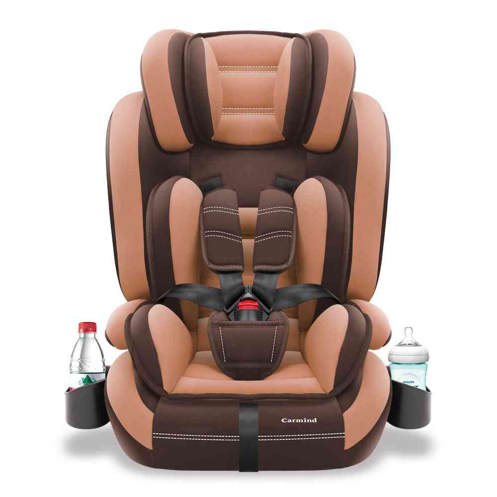 Baby bilsæde til børn, fem-punkts sele, der kan beskyttes barnestol - rød