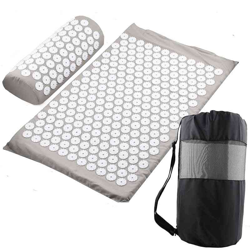 Massager Cushion Yoga Mat-acupressure Stress, Back Body Pain Reliever