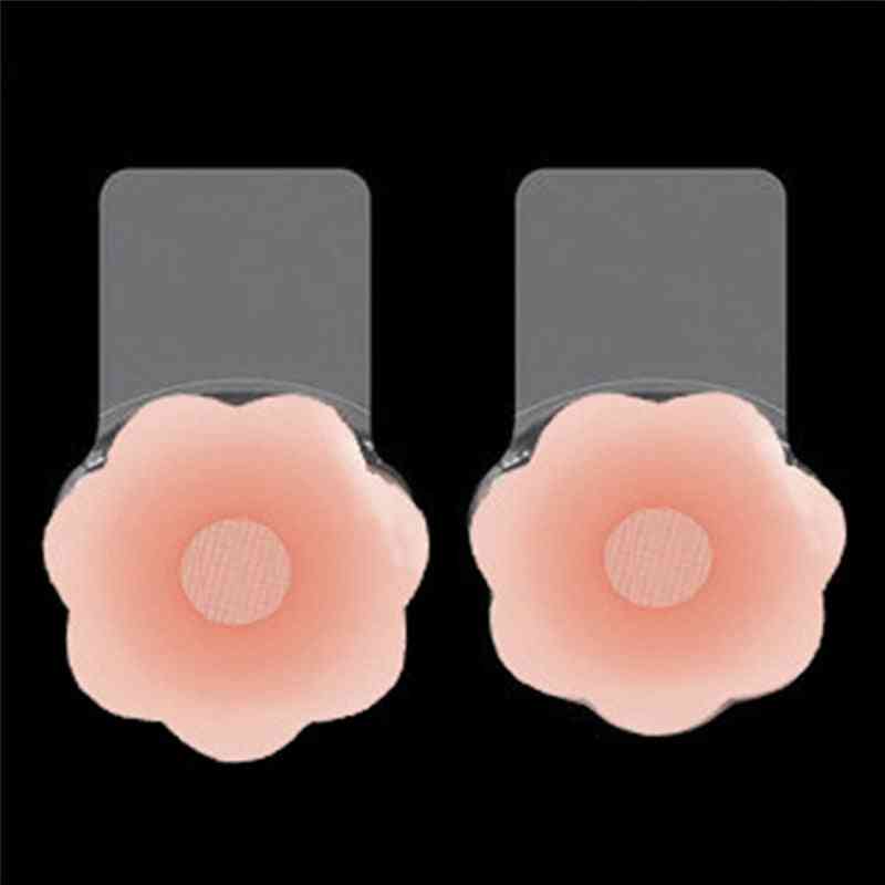 Reusable Sexy Silicone Invisible Nipple Cover, Push Pull Up Pads