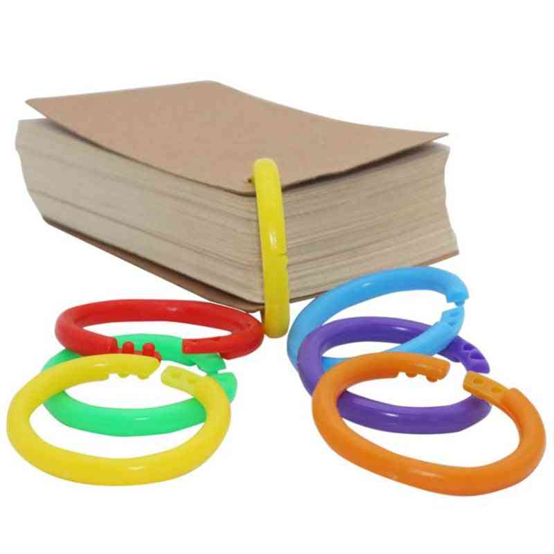 Plastic Ring Binder, Albums Loose-leaf Book Hoops