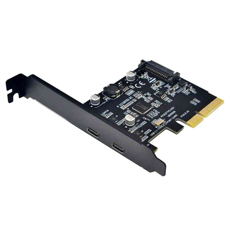 3.1 Type C Dual Port Expansion Card Adapter With Low Profile Bracket