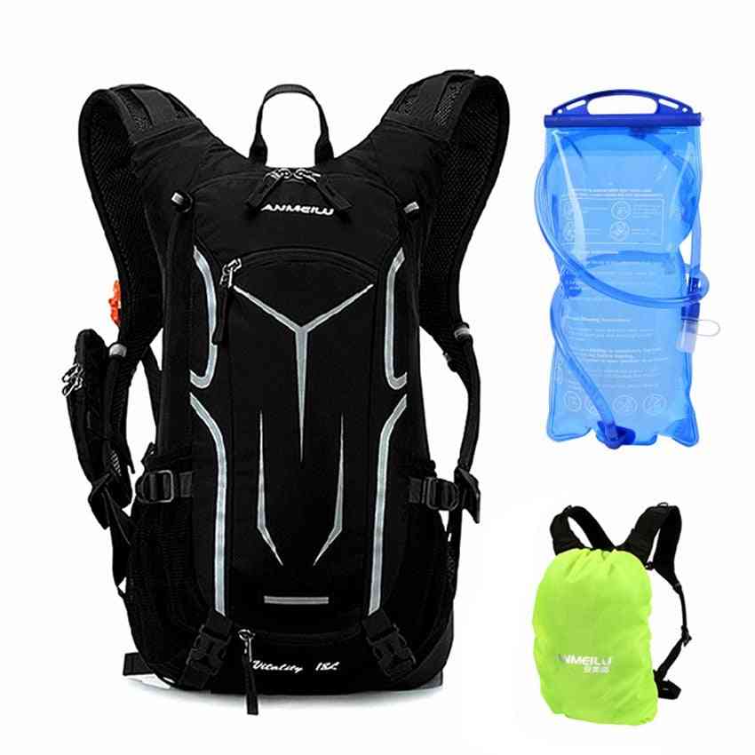 Rucksack Backpack With Rain Cover And Reflective Straps For Outdoor Sports