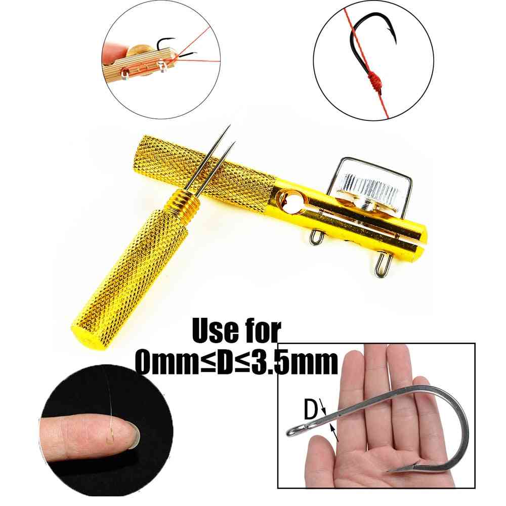 Instrument de înnodare cu cârlig de pescuit și buclă de cârlig de cravată, dispozitiv de fabricare și accesoriu pentru crap de îndepărtare a crapului