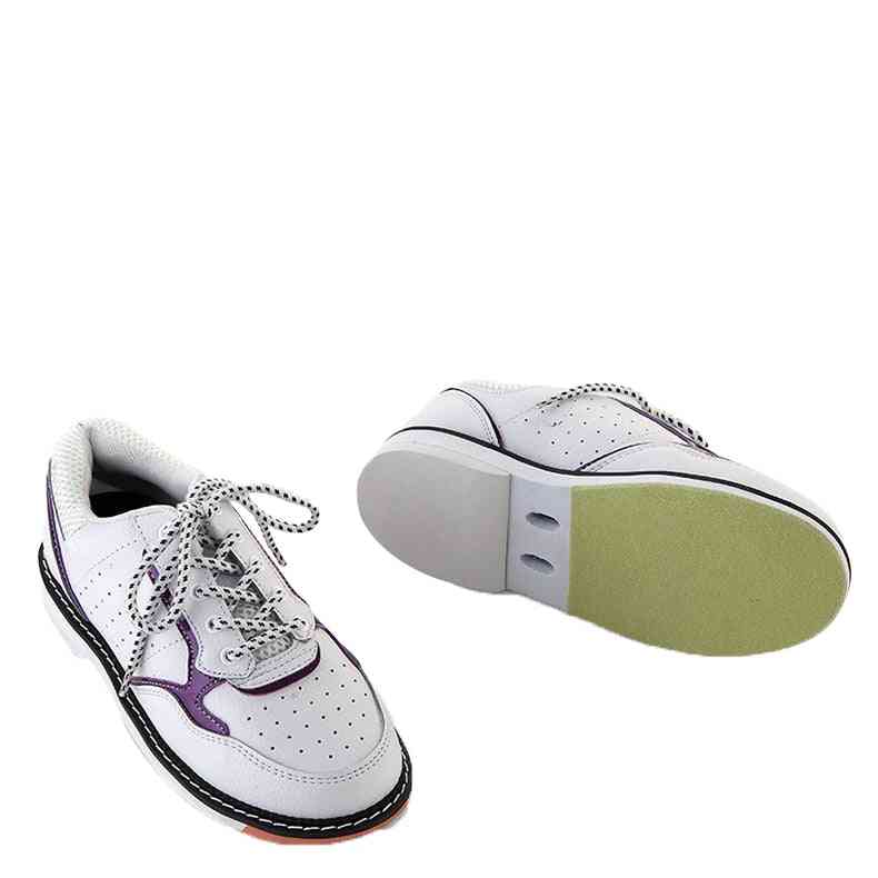 Chaussures de bowling classiques pour hommes, chaussures de sport légères et antidérapantes
