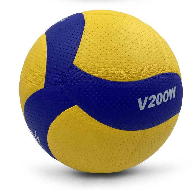 Ballons de volley-ball officiels PU Soft Touch pour un entraînement en salle de haute qualité (v200w)