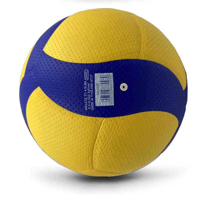 Ballons de volley-ball officiels PU Soft Touch pour un entraînement en salle de haute qualité (v200w)