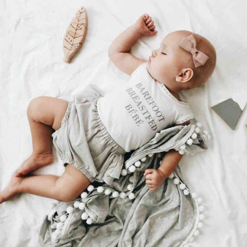Nyfødt baby spedbarn sovesofa teppe teppe, bomull kaste fotografering prop