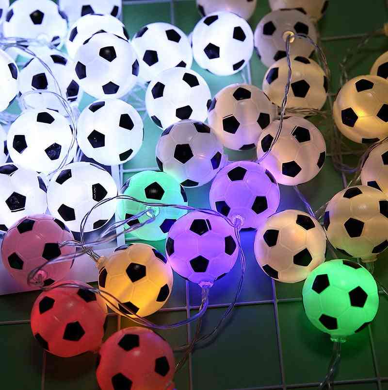 Leds voetbal lichtslingers (lengte: 1.5m / voetbal dia: 5cm)