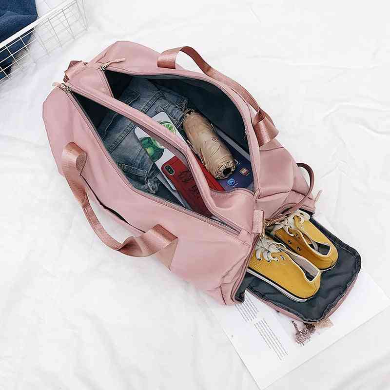 Waterproof Shoulder Bags With Shoes Compartment For Training, Fitness, Travel