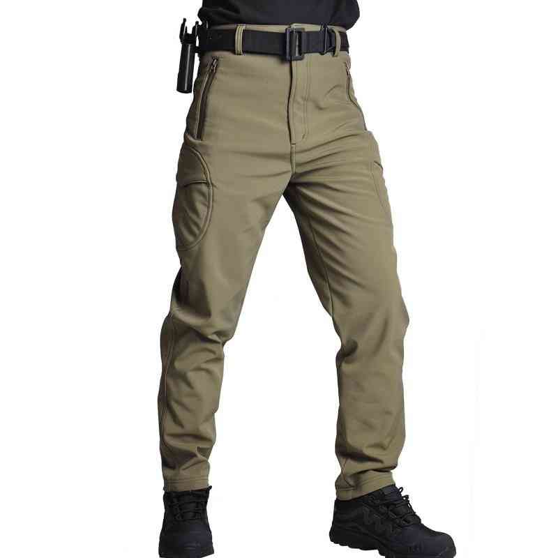 Military Pants, Tactical Camouflage -men Rip-stop Thick Fleece Combat Trousers