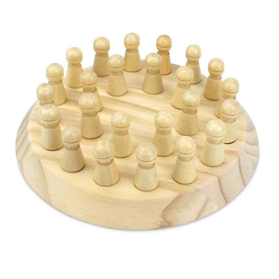 Wooden Memory Match Stick Chess Game, 3d Puzzles Board Games