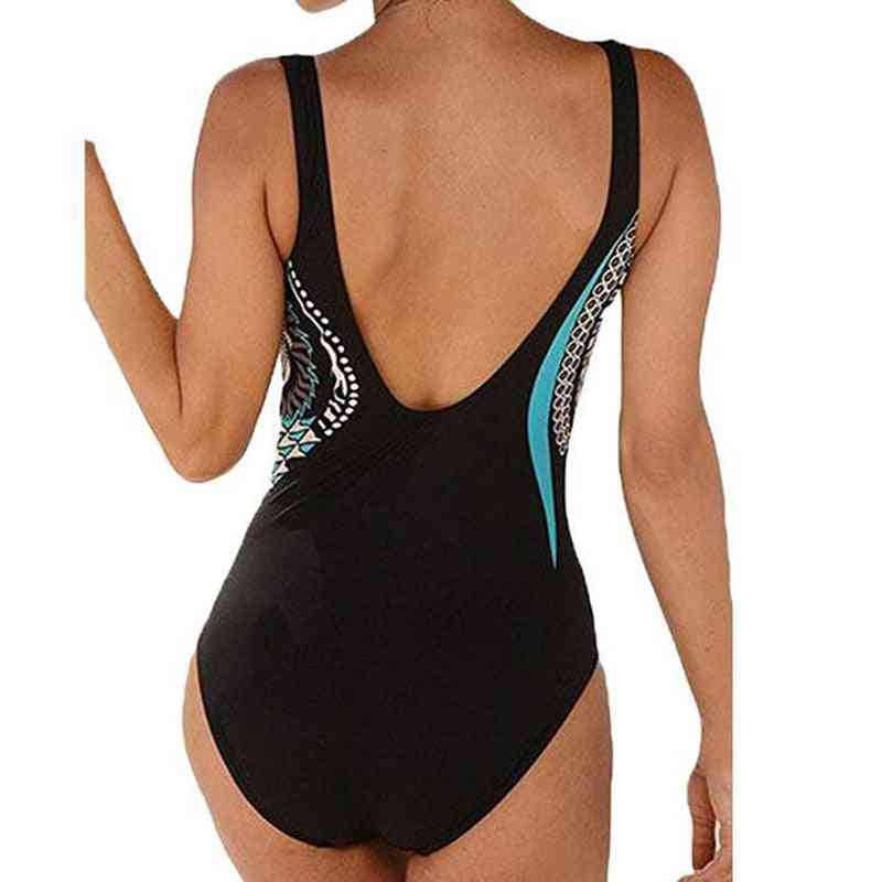 Stroje kąpielowe kobiety jednoczęściowy strój kąpielowy, push up seksowny strój kąpielowy-kobiety pływanie na plażę monokini plus size stroje kąpielowe 3xl