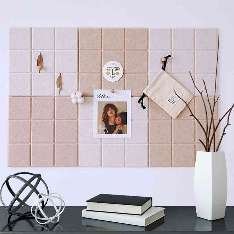 Nordic Style Felt Board For Photo/message Display