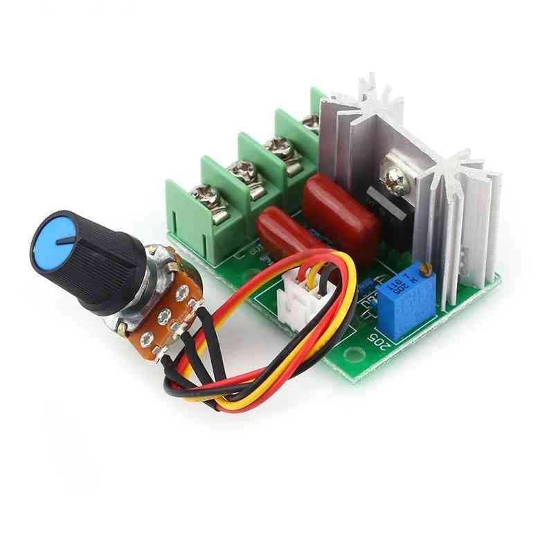 Ac 220v Scr Voltage Regulator, Led Dimming Dimmers 2000w High Power Motor Speed Controller Governor Module M Potentiometer