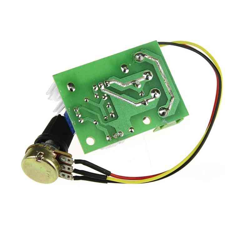 Ac 220v Scr Voltage Regulator, Led Dimming Dimmers 2000w High Power Motor Speed Controller Governor Module M Potentiometer