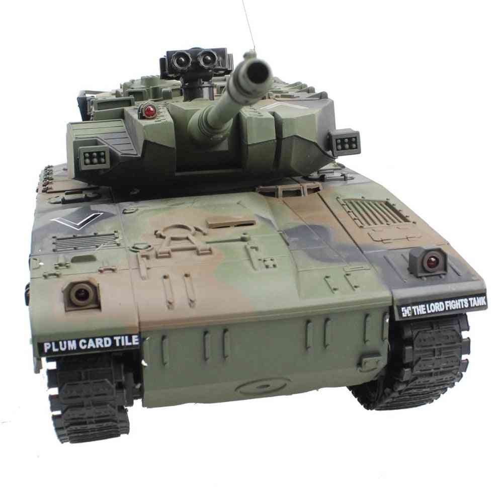 Rc Tank Tactical Vehicle Main Battle Military Model, Sound Recoil Electronic Hobby