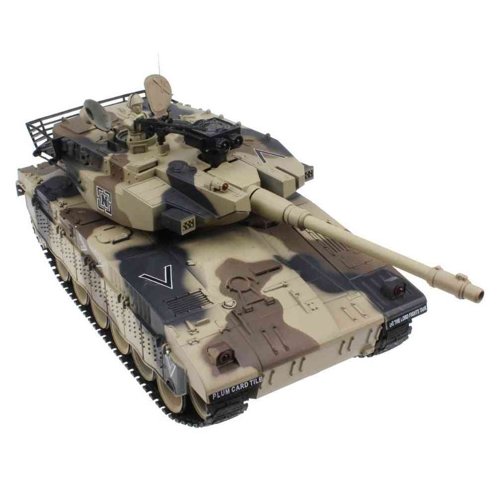 Rc Tank Tactical Vehicle Main Battle Military Model, Sound Recoil Electronic Hobby