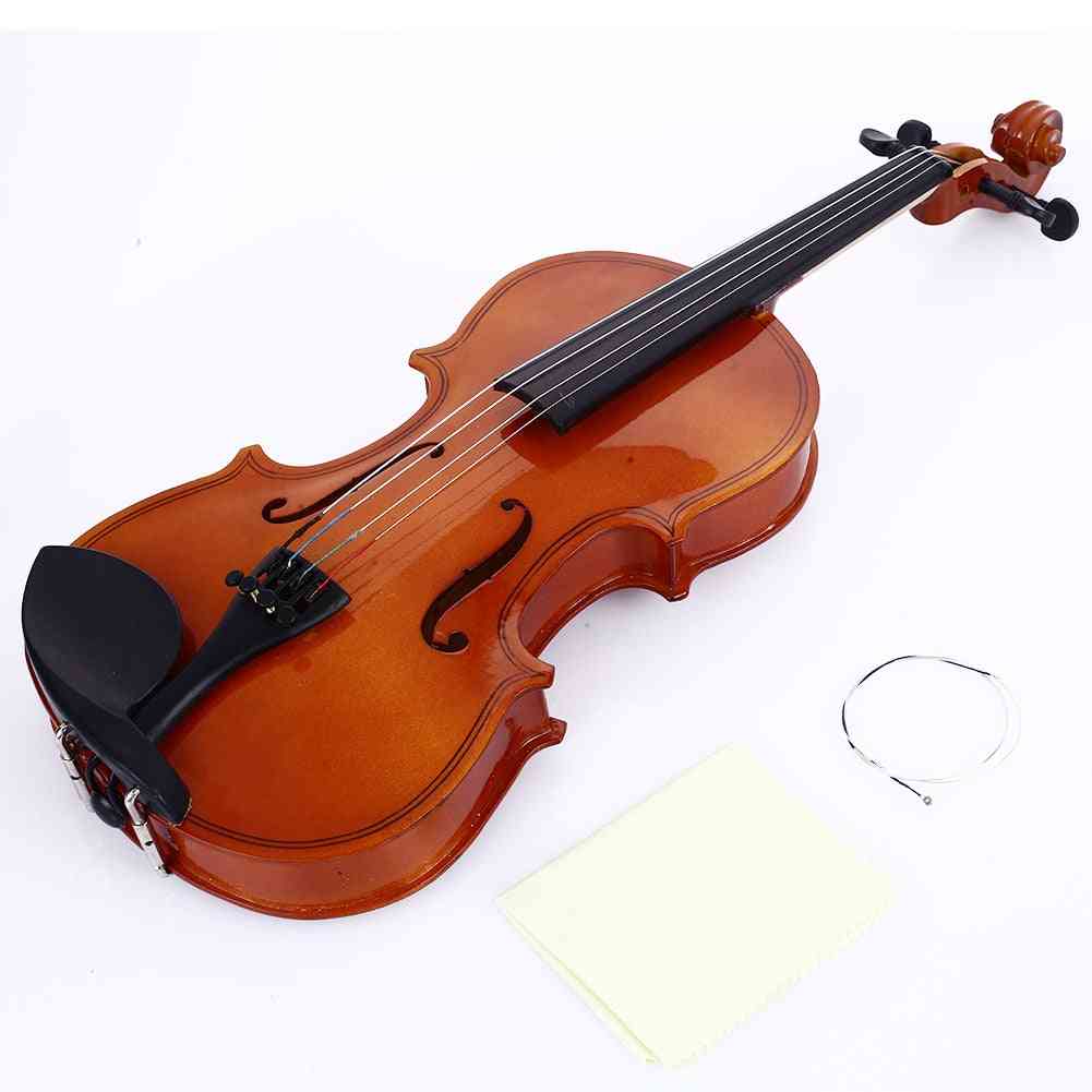 1/8 музика за цигулка музикални инструменти трайна цигулка точиги, свирене на дъбово дърво преносими подаръци подаръци за начинаещи цигулка