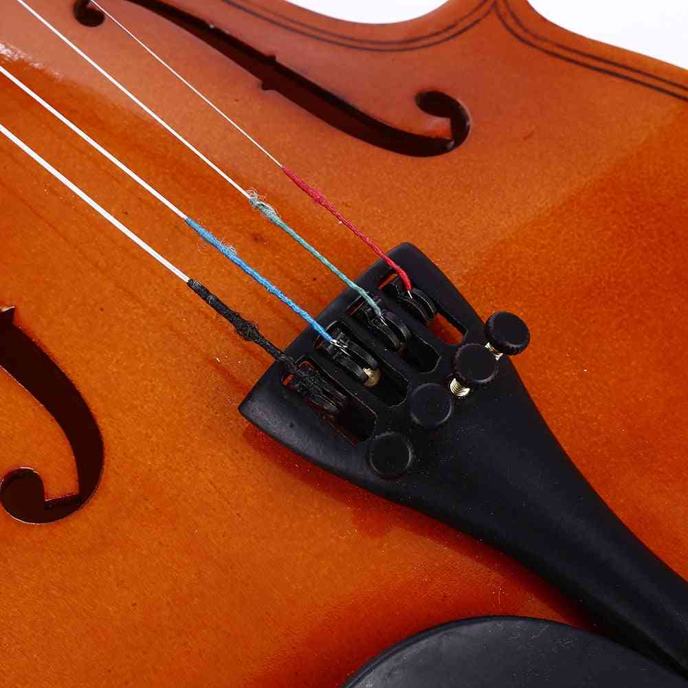 1/8 instrumente muzicale pentru vioară muzică durabilă tochigi vioară, jucând cadouri portabile din lemn de stejar cadouri pentru vioară pentru începători