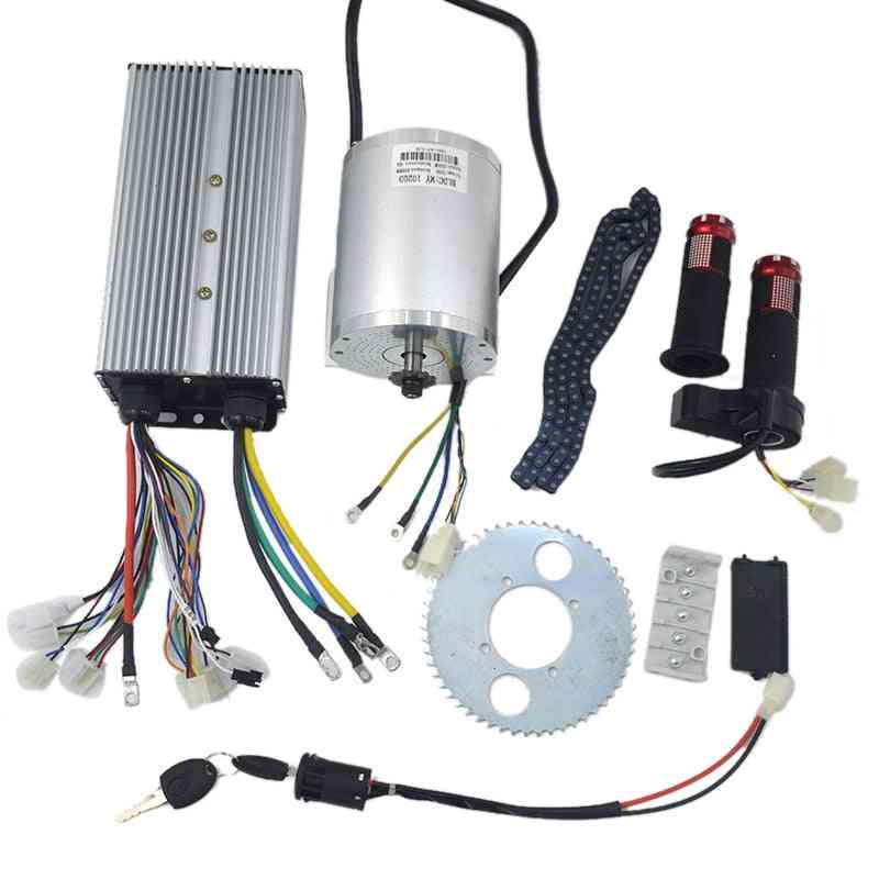 72v 3000w Brushless Motor Kit With 24 Mosfet 50a Controller