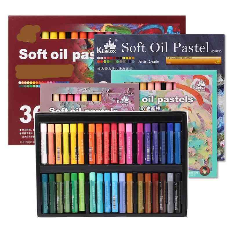 Oil Pastels Soft Intense, Pastel Stick Oily, Crayons Washable Art Set