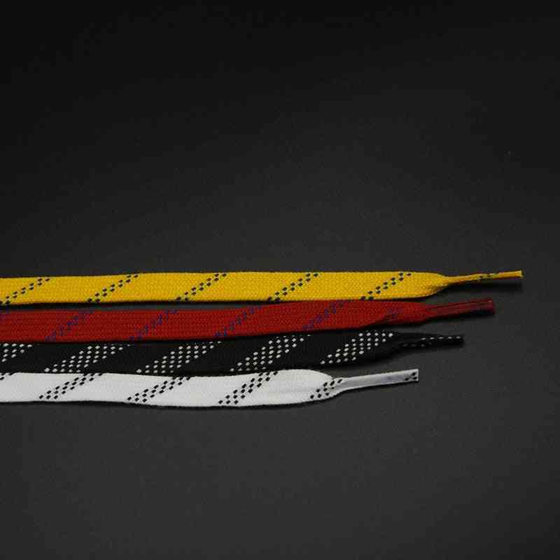 Cordones de skate de doble capa trenza diseño extra reforzado traje para hockey sobre hielo cordones de zapatos de skate